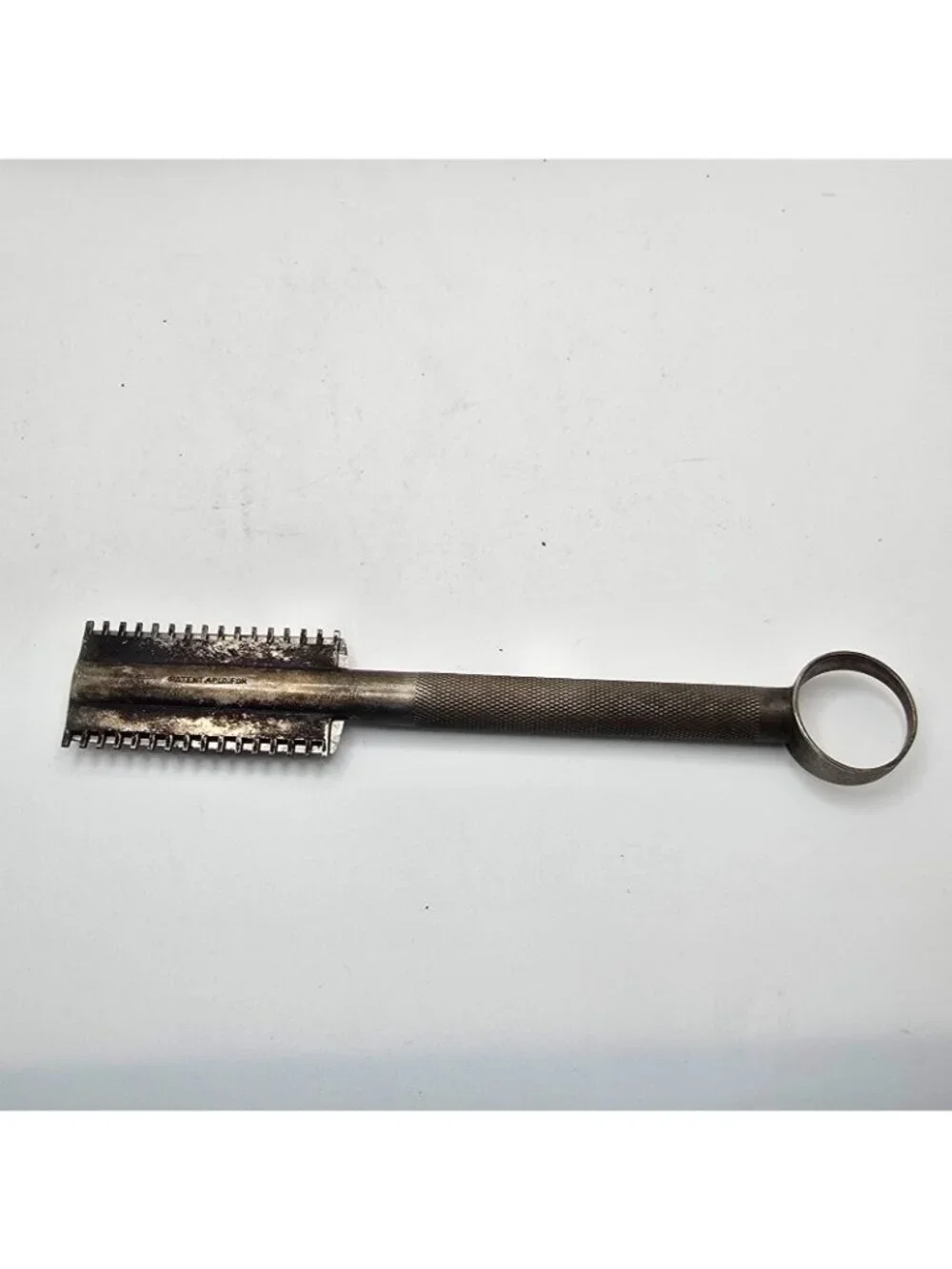 Ward Safety Razor Antique Wedge Blade Original Case Chicago c1908 1910 USA